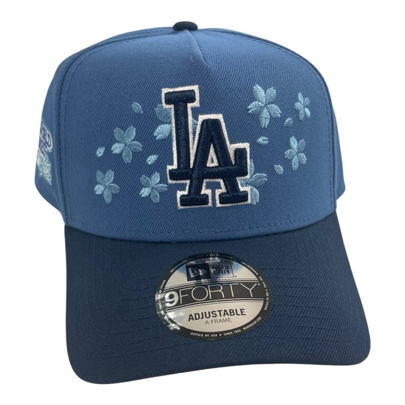 New Era Other - New Era LA Dodgers Exclusive 9FORTY A-Frame Snapback Hat Cap Blue One Size NWT